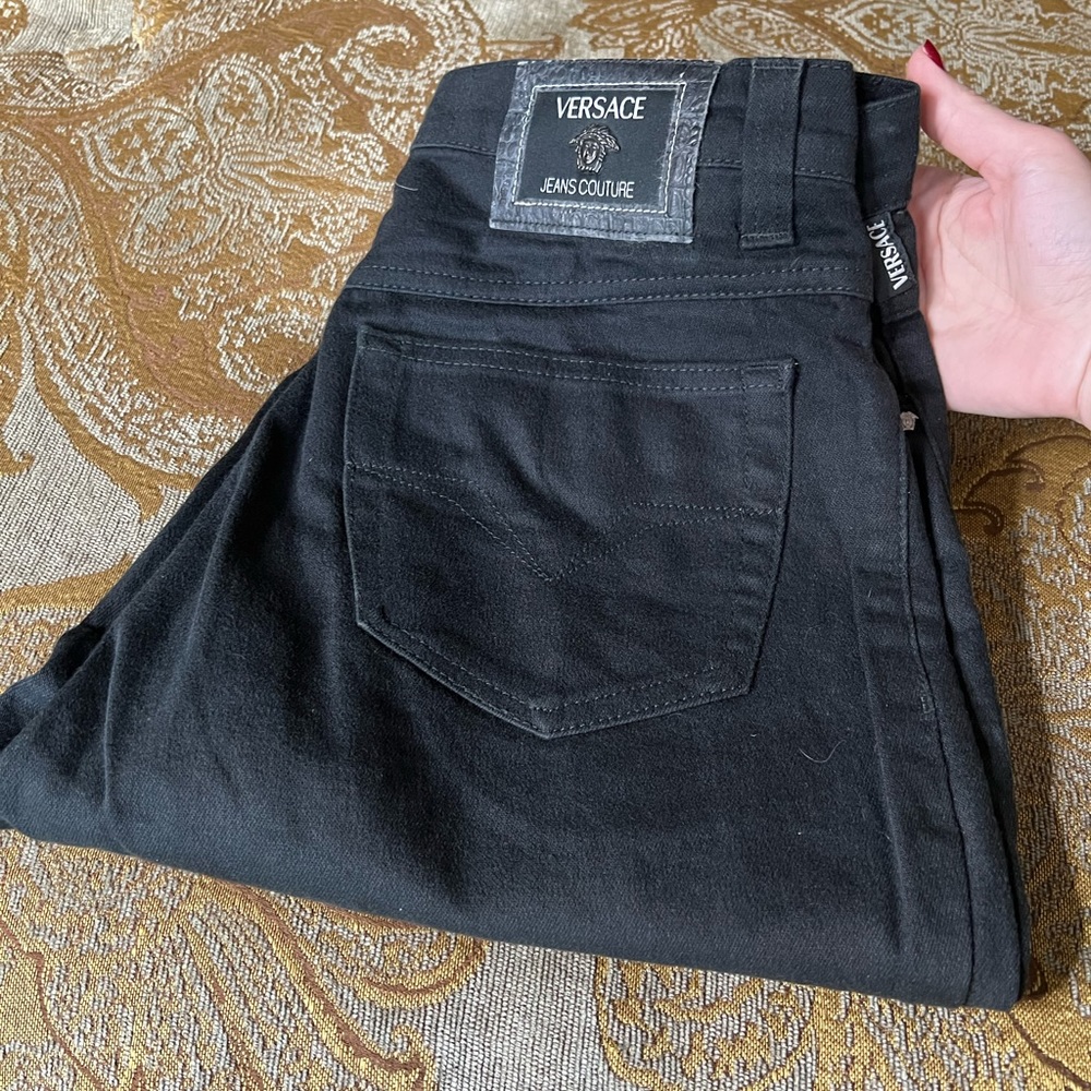 Mens Black Versace Jeans